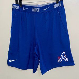Nike Atlanta Braves The A ATL City Connect Authentic Woven Shorts Men's NEW